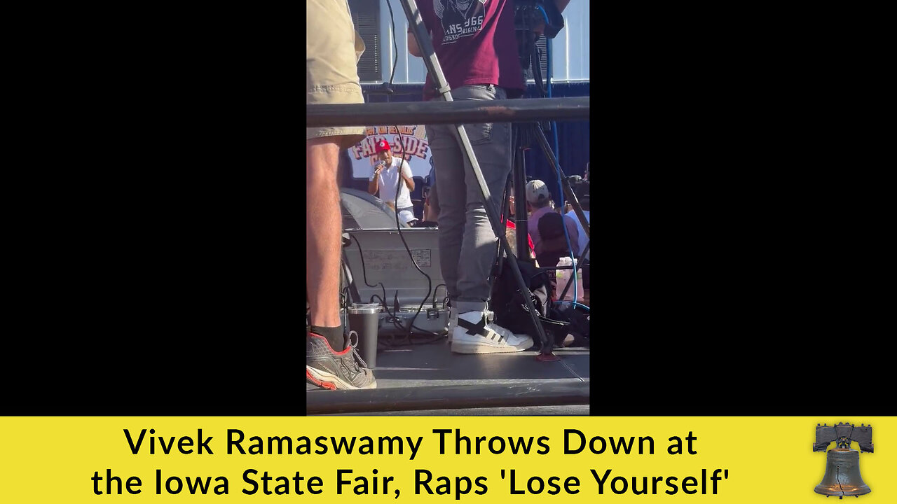 Vivek Ramaswamy Throws Down at the Iowa State Fair, Raps 'Lose Yourself'