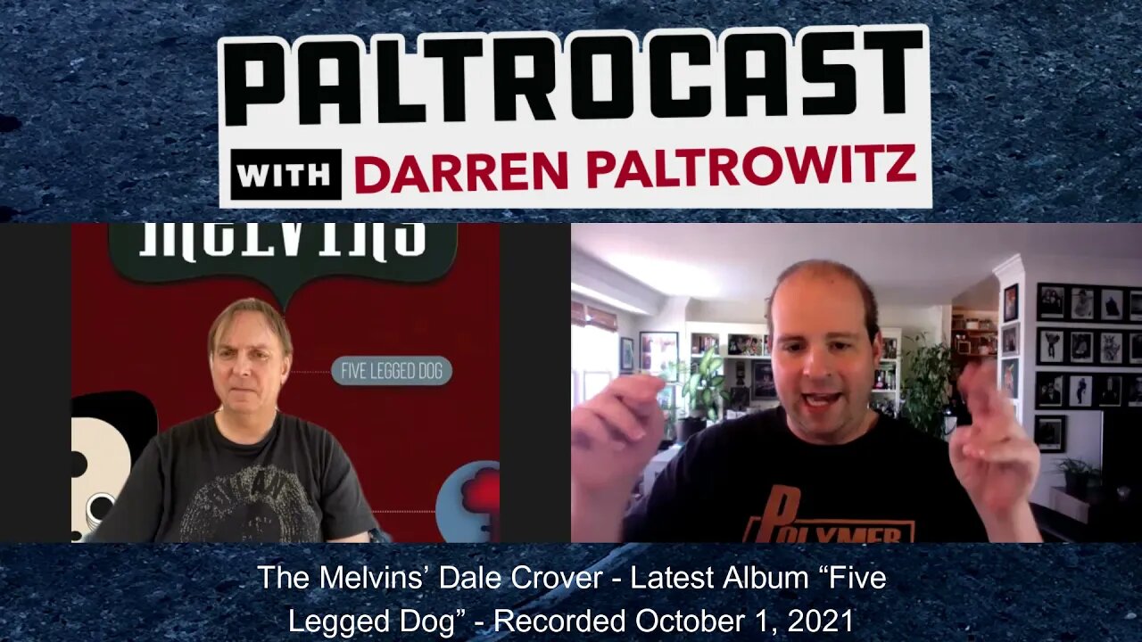 The Melvins' Dale Crover interview with Darren Paltrowitz