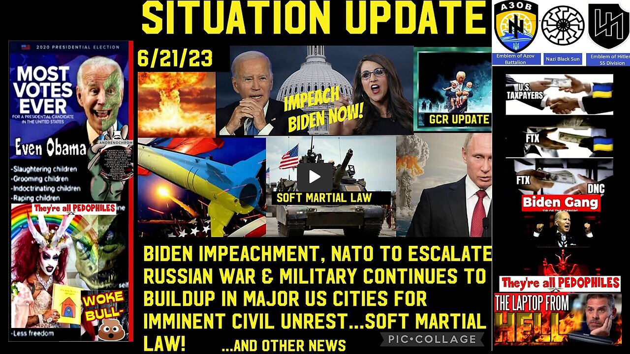 SITUATION UPDATE 6/21/23 (Election Fraud links and info in description)