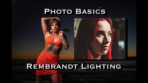 Photo Portrait Basics- How to Do Rembrandt Lighting