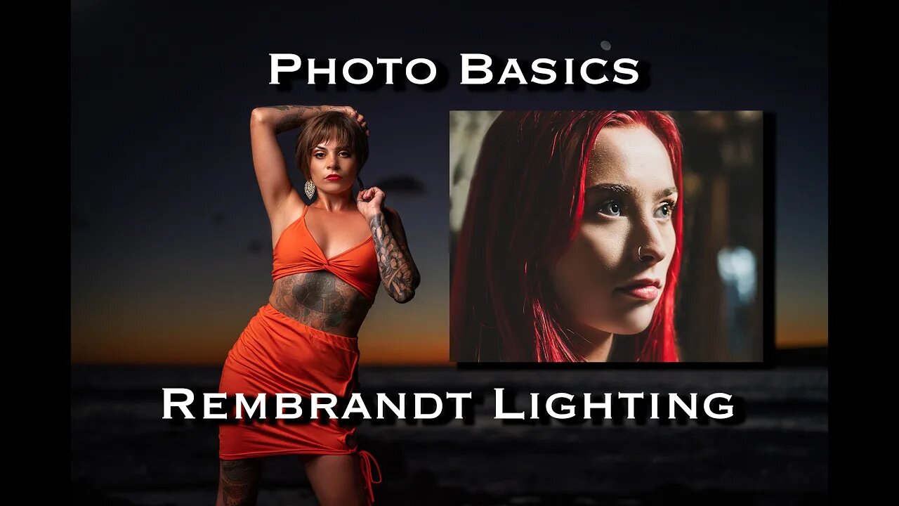 Photo Portrait Basics- How to Do Rembrandt Lighting