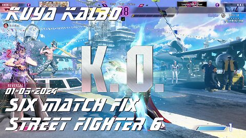 Kuya Kalbo Six Match Fix with Chun Li on Street Fighter 6 as Puyat 01-05-2024.