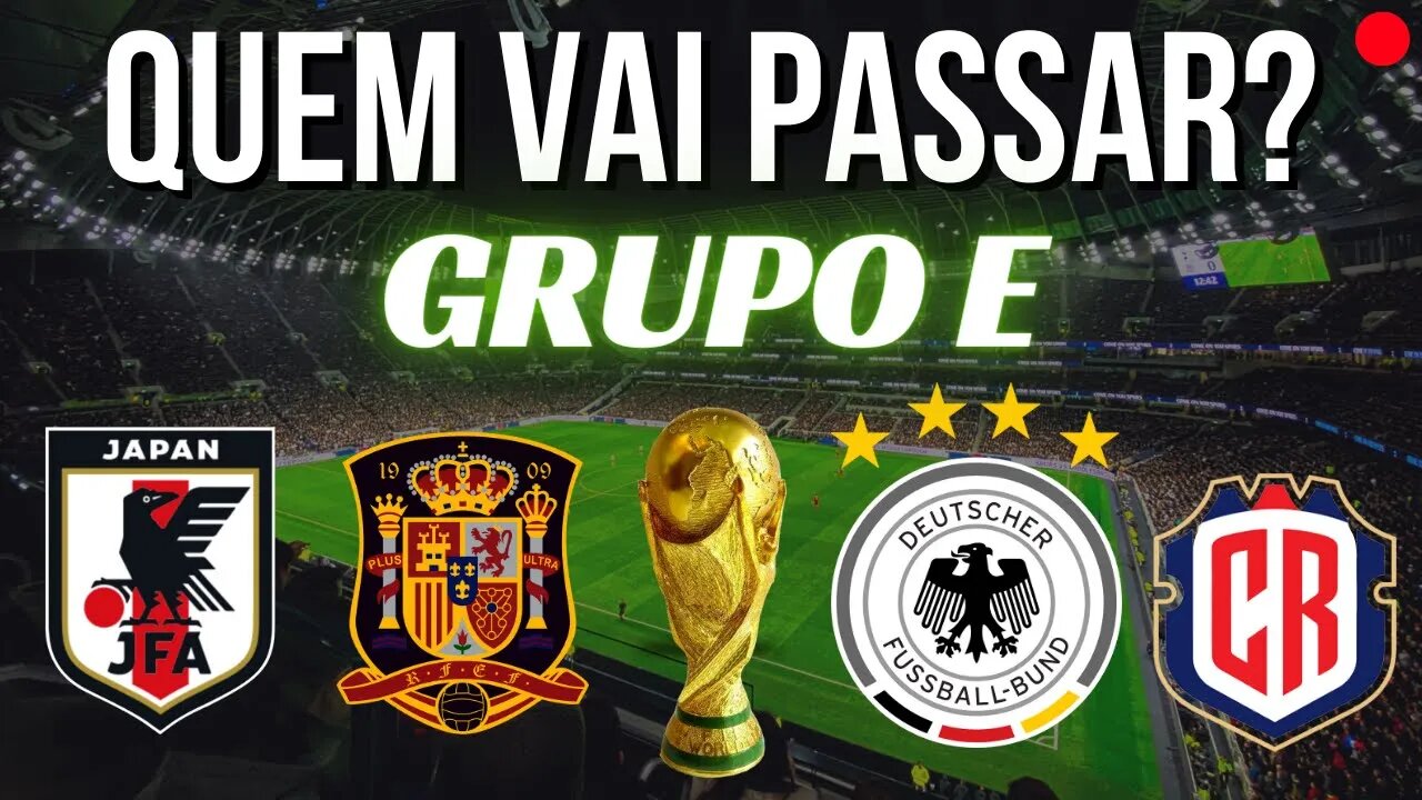 🚨QUEM VAI PASSAR NO GRUPO E?🚨 🌎[COPA DO MUNDO]🌎