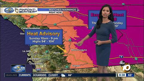 10News Pinpoint Weather with Melissa Mecija