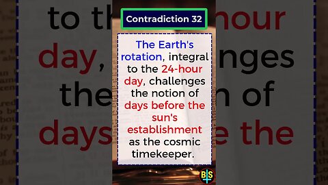 Contradiction 32 #shorts #religion #god #BibleFacts #ReligionDebate #atheist #dawkins #biblical