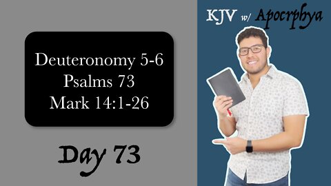 Day 73 - Bible in One Year KJV [2022]