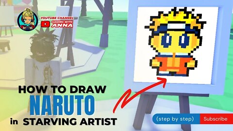 How To Make Naruto In Starving Artist Roblox