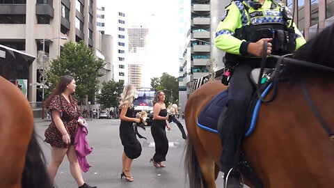 2021-12-18: Disgruntled Bridesmaids Inconvenienced by Freedom March