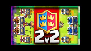 PASSANDO RAIVA - JOGANDO EM DUPLAS - CLASH ROYALE