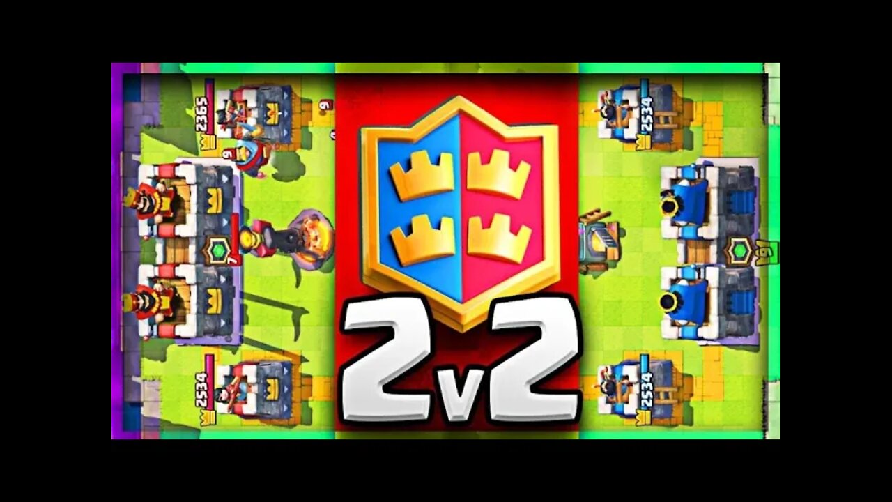 PASSANDO RAIVA - JOGANDO EM DUPLAS - CLASH ROYALE