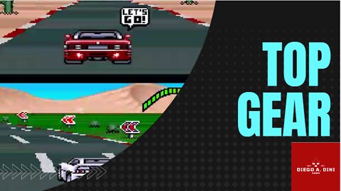 SNES TOP GEAR - Relembrando o Clássico do Super Nintendo! Dando aquele tapa no controle do amiguinho