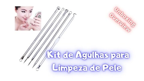 Kit de Agulhas para limpeza de pele e extrair espinhas (acne) e cravos. Baratos e Bons | GkM