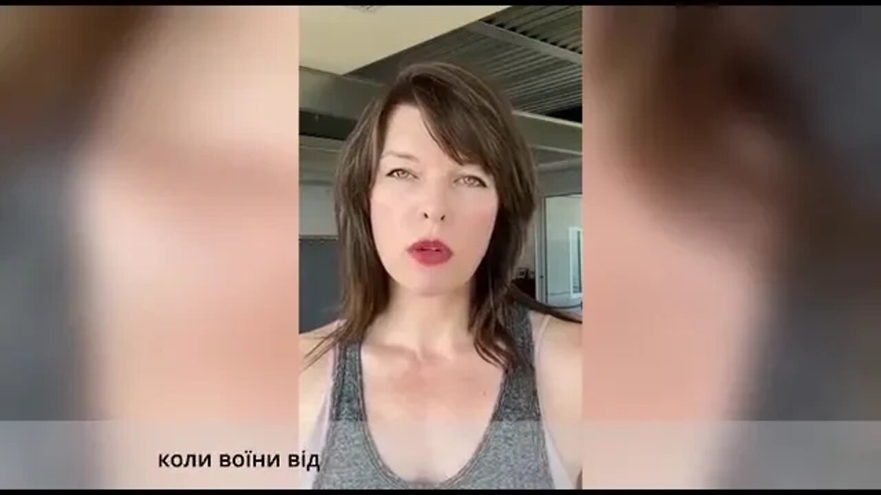 💙💛 Міла Йовович записала тепле звернення до українців. Mila Jovovich💖