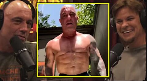 Joe & Theo: LOL "You look like a turkey when they tie it up and it gets those lines" "What?"