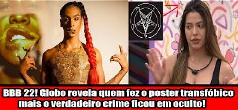 BBB 22! Globo revela quem fez o pôster criminoso, mais o verdadeiro crime ficou em oculto!