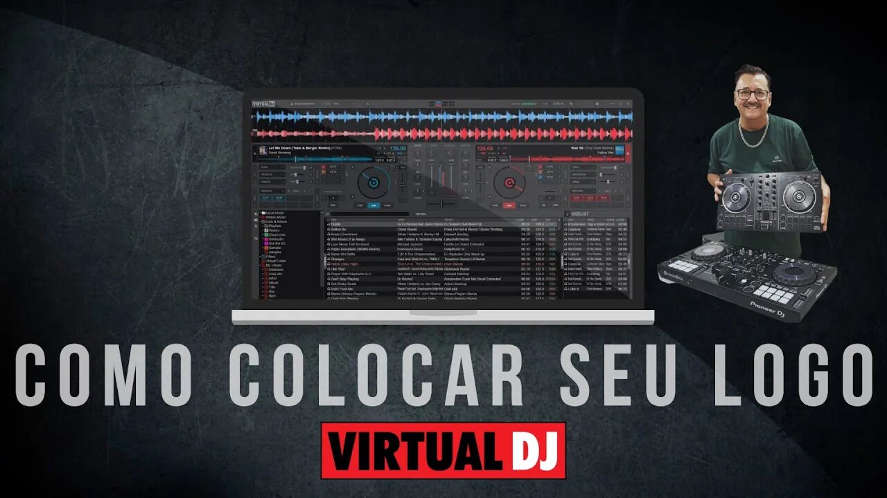 TUTORIAL COMO COLOCAR SEU LOGO NO VIRTUAL DJ