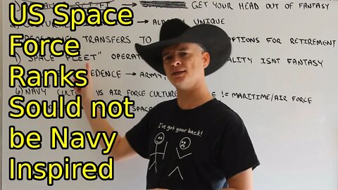 US Space Force Ranks Should not be Navy Inspired