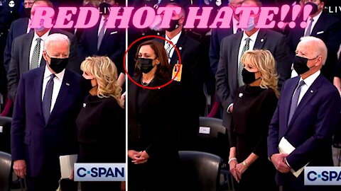 Joe-Kamala HATE at Bob Dole Memorial