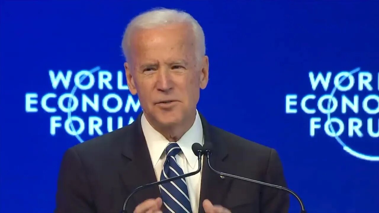 Globalist Joe Biden Says We Need to Preserve Liberal World Order at Davos World Economic Forum