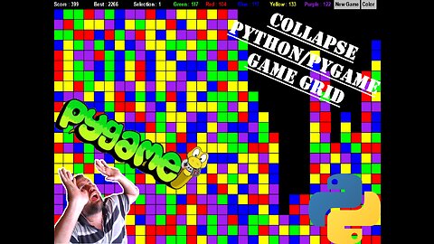 Collapse - Collapse Part 2 | Python | Pygame Module | Programming Beginners
