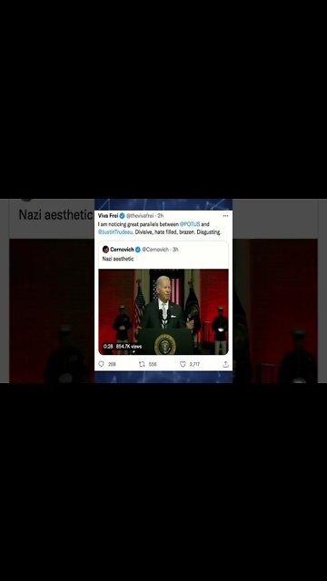 Biden Blasted After Fascist Speech #shorts