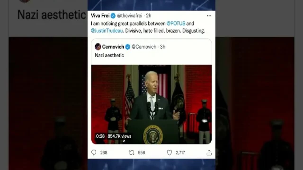 Biden Blasted After Fascist Speech #shorts