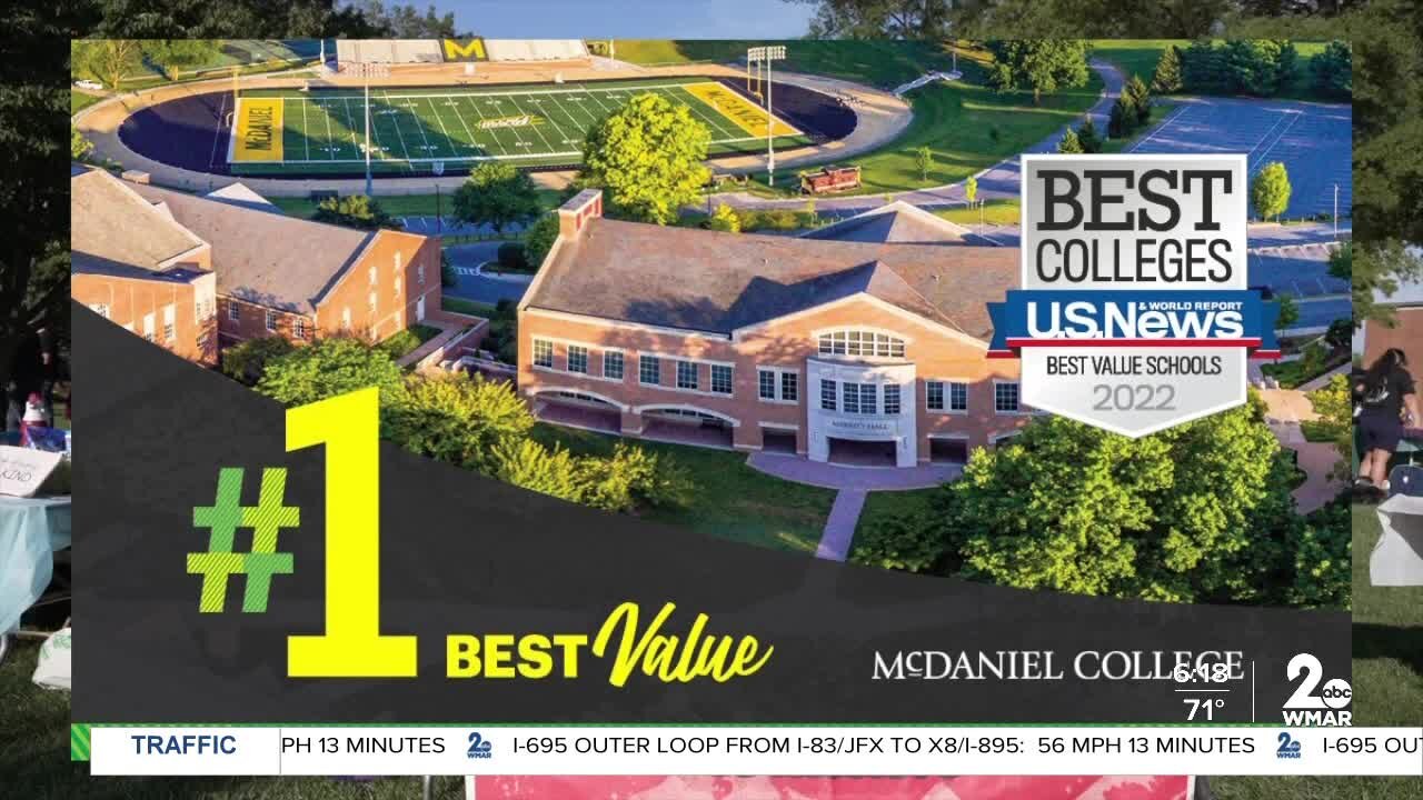 McDaniel college says, "Good Morning Maryland!"