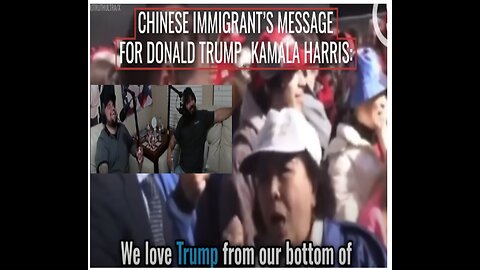 Chinese Lady has words for Kamala