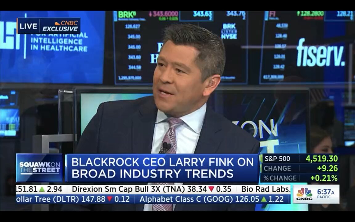 Larry Dink of evil Blackrock knows what’s coming!