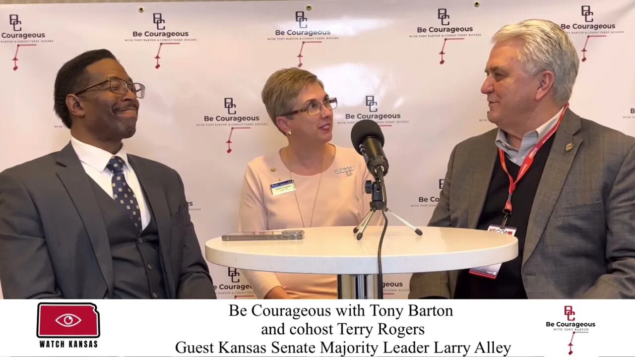 Be Courageous with Tony Barton and cohost Terry Rogers - guest Larry Alley