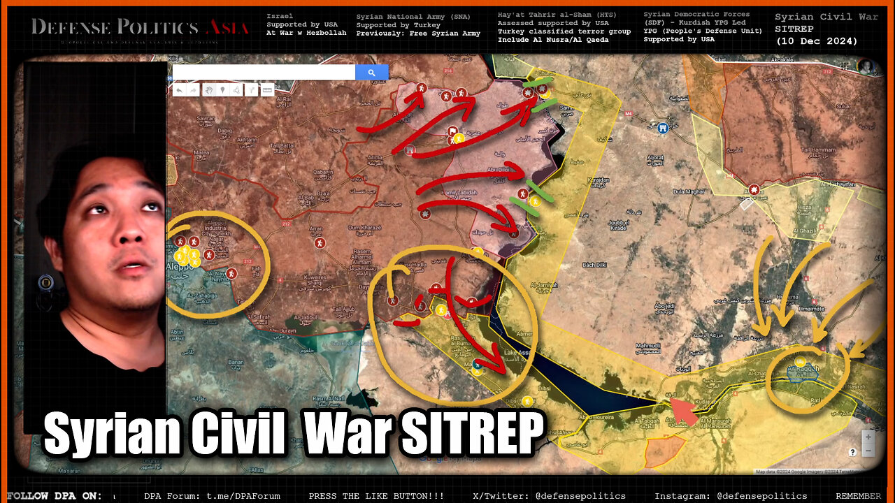 Israel invades Syria without resistance; Kurds lost Manbij as Turkey air strikes SDF; new Syria PM