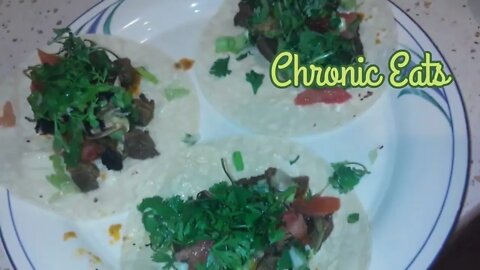 Carne asada tacos that will tickle those tastebuds | @Chronic.Eats on IG 🌮😻 #shorts #tacos #carne