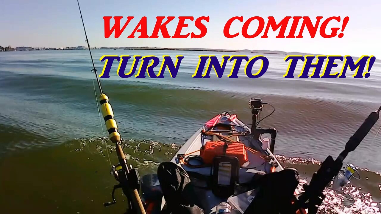 BIGGEST WAKES YET WHEN KAYAK FISHING!
