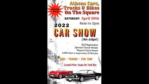 Athens Car Show on the Square