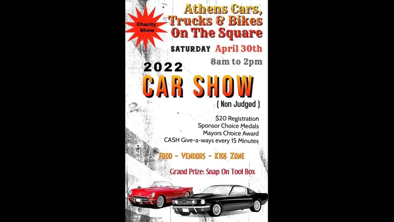 Athens Car Show on the Square