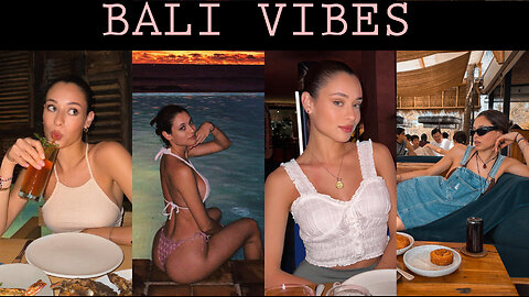 Sunset Serenity: Bali Adventures with Daniela Melchior