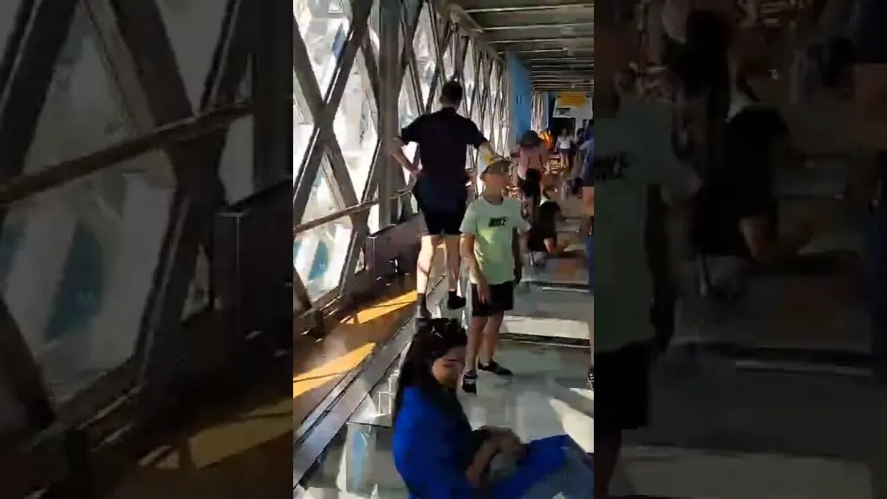 the glass floor London bridge #londonbridge