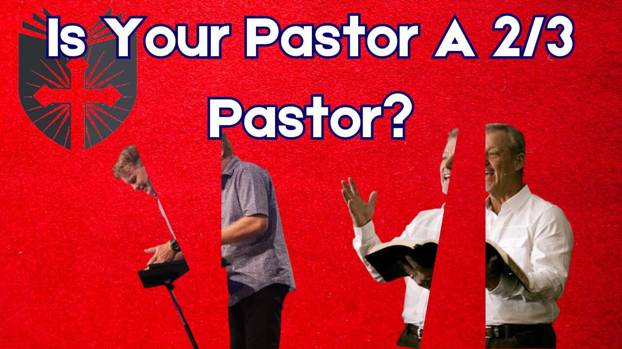 Is Your Pastor A 2/3 Pastor? | Pastor Peter Mordh