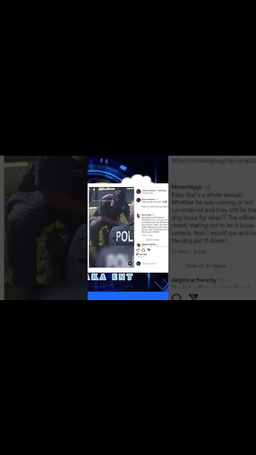 You just let a dog bite me