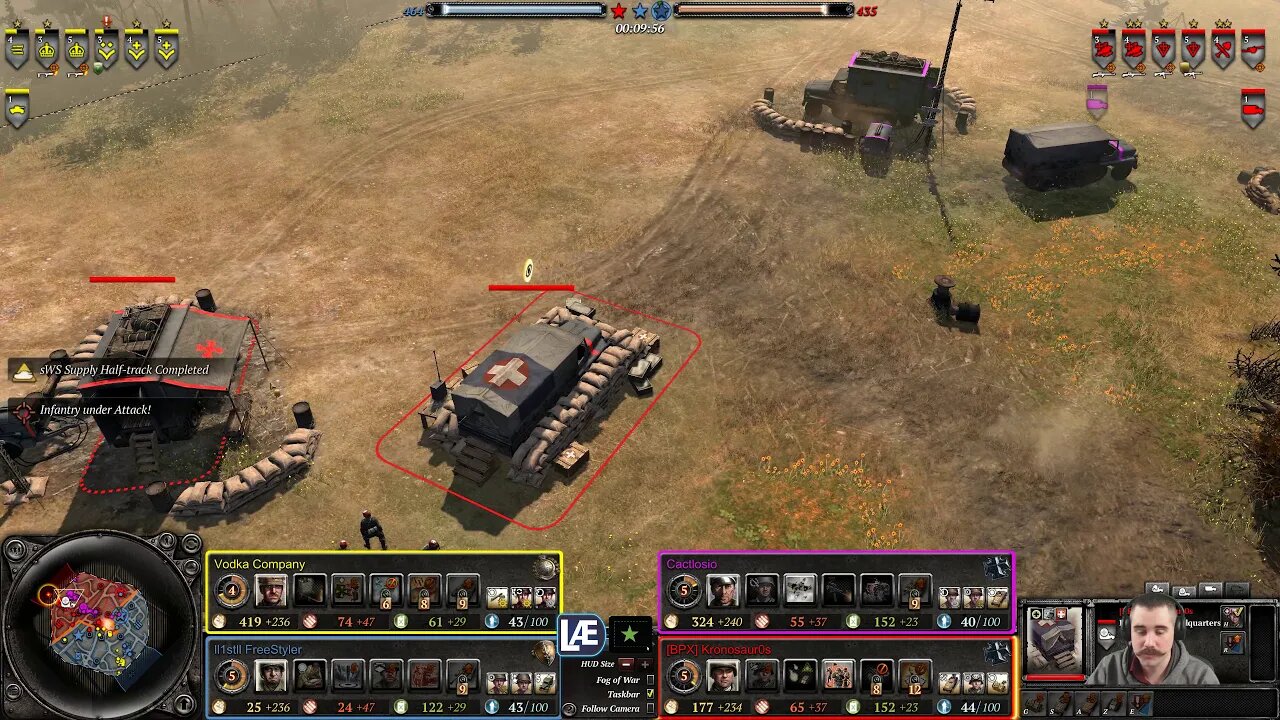 [CoH2] Vodka Company, FreeStyler vs Cactiosio, Kronosaur0s