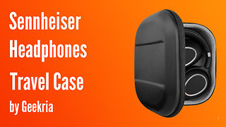 Sennheiser Over-Ear Headphones Travel Case, Hard Shell Headset Carrying Case | Geekria