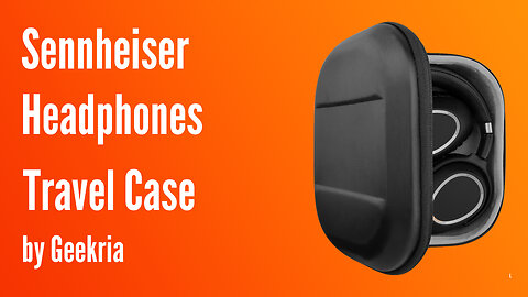 Sennheiser Over-Ear Headphones Travel Case, Hard Shell Headset Carrying Case | Geekria