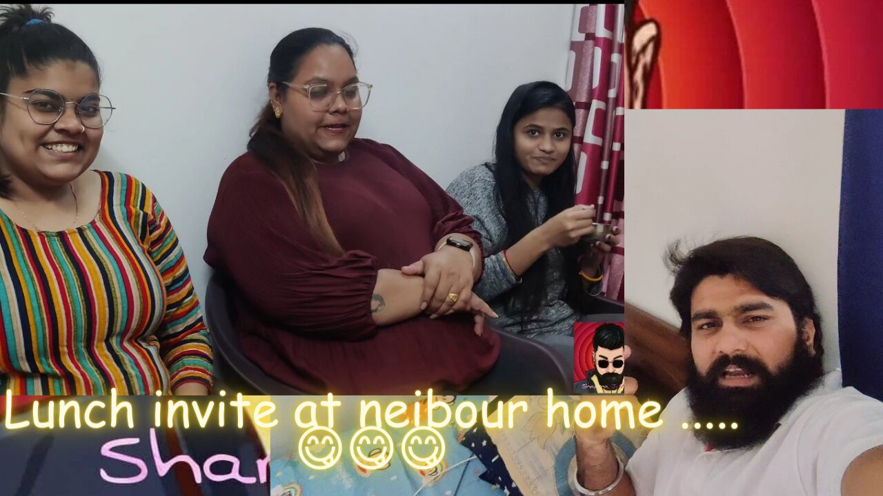 Lunch invite at neibour home .....😋😋😋 | Sharmaji Vlogs #gurgaon #lifestyle #entertainment