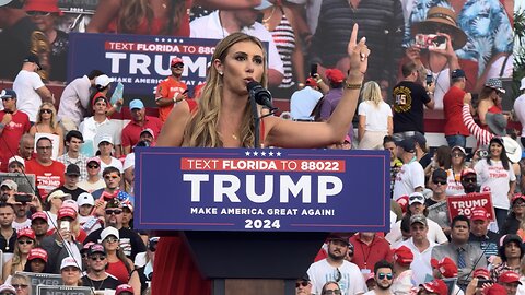 Trump Attorney Alina Habba Speaks at Rally in Doral, Florida