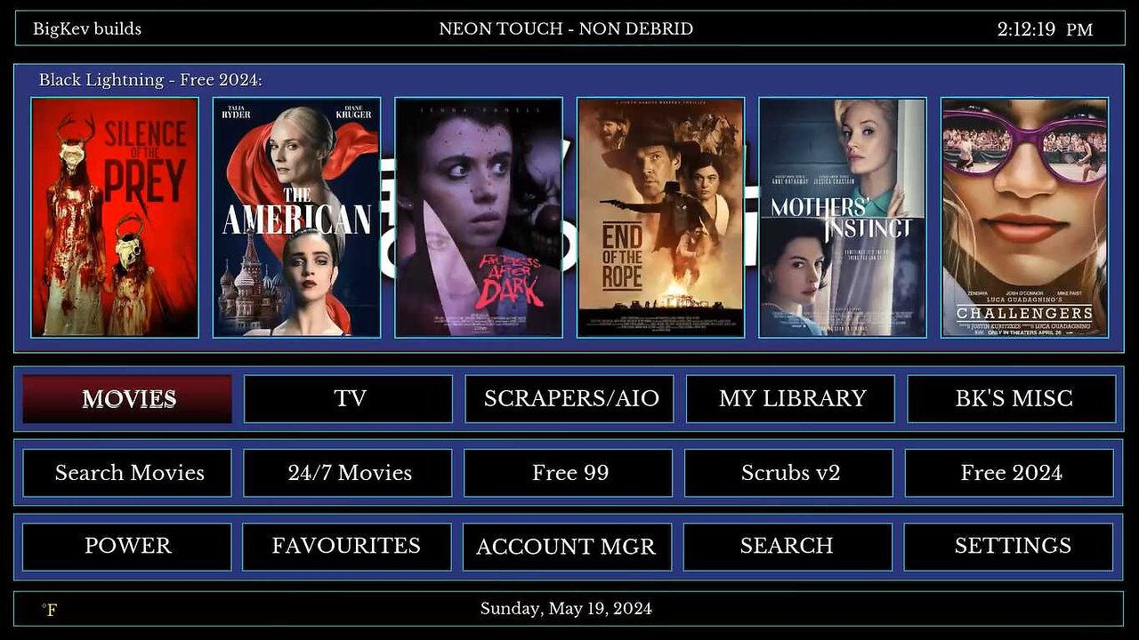 NeonTouch Kodi Build