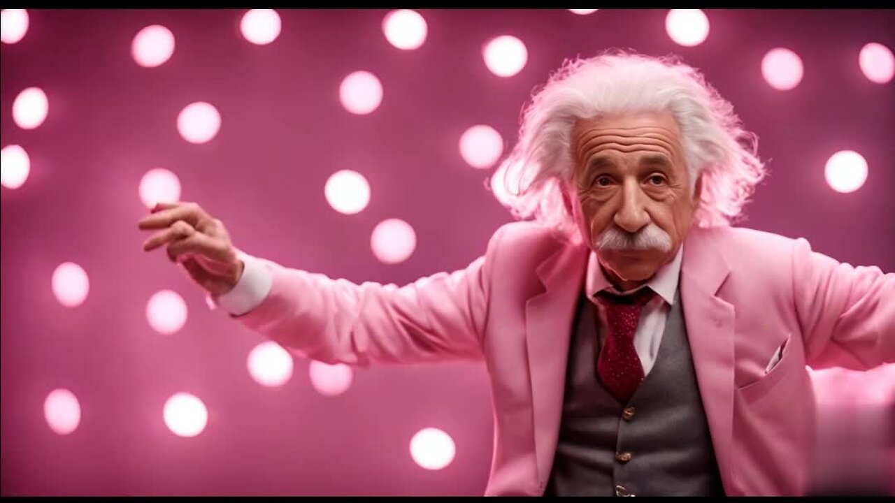 Einstein in the movie Barbie