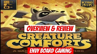 Creature Comforts Board Game Overview & Review