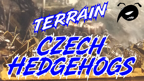 Warhammer 40K Terrain: Czech Hedgehogs, barbed wire and archer’s stakes