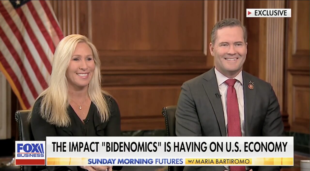 Congresswoman MTG Joins Maria Bartiromo to Discuss Impeachment Inquiry, Bidenomics, and the Border