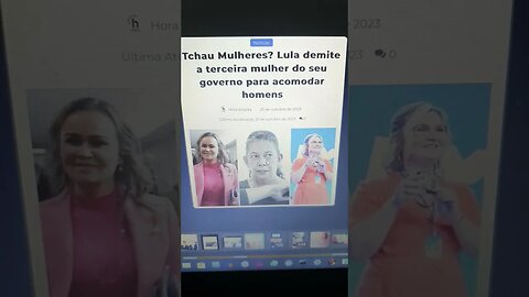 tchau mulheres? lula demite a terceira mulher do seu governo para acomodar homens brancos ricos cis🐙